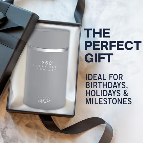 Men's Perry Ellis 360° 3-Piece Gift Set with EDT, Mini EDT & Shower Gel Spray 2 / 6.25 Fl Oz