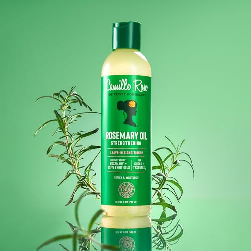 Camille Rose Leave-In Conditioner 2-Pack - Rosemary & Olive Oil, 8oz Each