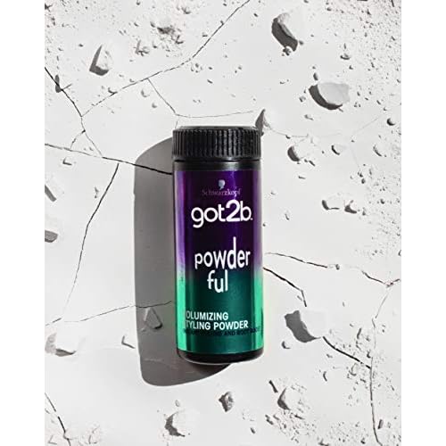 Got2B Schwarzkopf Powder'ful Unisex Root Hair Styling Powder, For Instant Volume and Root Boost, Vegan, 10g