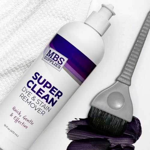 Super Clean Dye & Stain Remover 16 oz Pack of 2 for Hair Color Stains – Gentle & Skin Safe