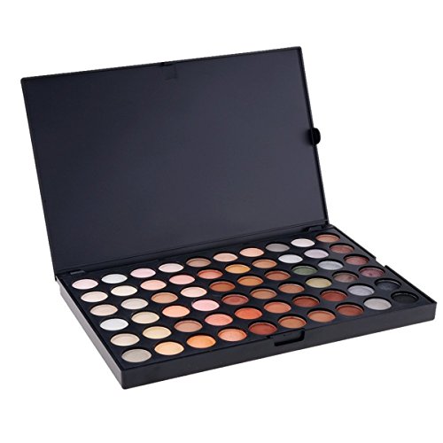 JasCherry 120 Color Earth-Tone Matte Eyeshadow Palette for Professional & Daily Makeup
