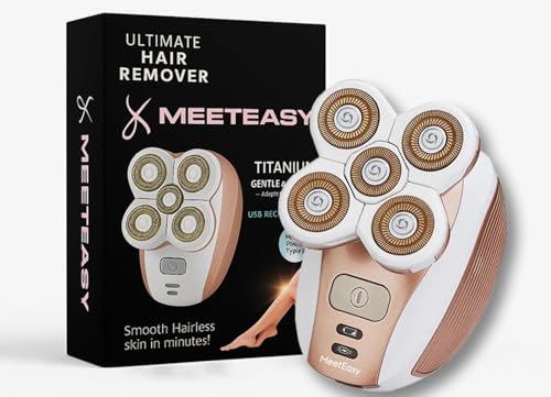 Electric Leg Shaver for Women - Painless Rechargeable Lady Razor