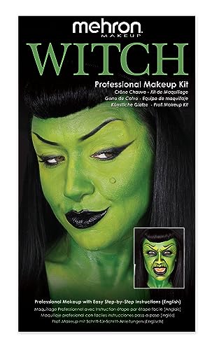 Mehron Makeup Professional Witch Character Kit - Costume Makeup Set for Halloween & Cosplay