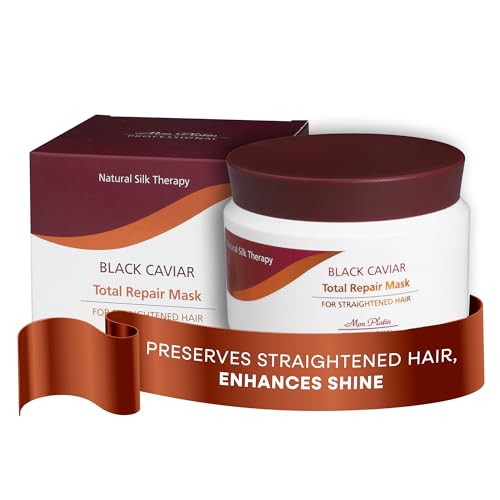 Black Caviar Hair Conditioning Mask for Straightened Hair 500ML - Total Repair & Deep Nourishment