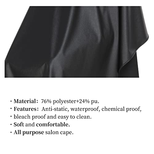 Chemical Hairdressing Capes for Salon Styling & Coloring - Water & Chemical Proof, Snaps, All-Purpose