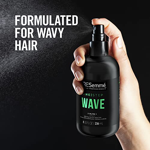 TRESemm? One Step 5-in-1 Leave-In Hair Styling Mist for Wavy Hair Wave Defining Mist Hair Care Product to Enhance Natural Waves 8 oz