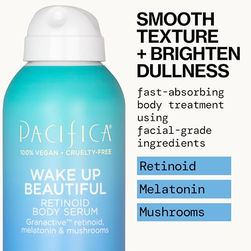 Wake Up Beautiful Body Lotion & Serum Set - 5 Fl Oz Each - Overnight Hydrating Duo with Retinoid & Melatonin - Vegan & Cruelty-Free - Variation of THIS listing