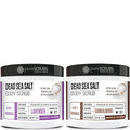 pureSCRUBS Lavender Dead Sea Salt Scrub + Sandalwood Body Scrub