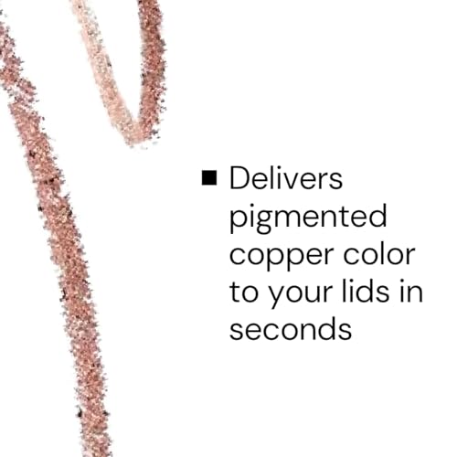 CONTEXT SKIN Shimmer Eye Stick - Crossfire | Creamy, Pigmented Copper | Eye Shadow Sticks for Effortless & Durable Wear | Radiant Application for Gorgeous Day & Night Looks | Easy-to-Apply