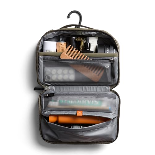 Bellroy Hanging Toiletry Kit 3L Travel Toiletry Bag SeaKelp - Compact & Hangable