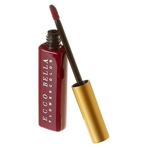 Ecco Bella Plant-Based Vegan Natural Glow Kit, Natural Lip Gloss (Power), FlowerColor Mascara (Brown)