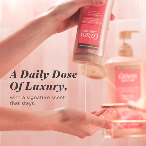 Caress Daily Silk Body Wash Pack of 4 - Moisturizing Shower Gel with White Peach & Orange Blossom - 20 fl oz each