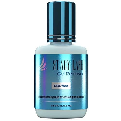 STACY LASH Remover for Lash Extensions (0.51 fl.oz / 15 ml) Eyelash Extension Remover / 60 Sec Dissolution Lash Glue Remover/Professional Eyelash Remover for Extensions/Lash Tech Supplies