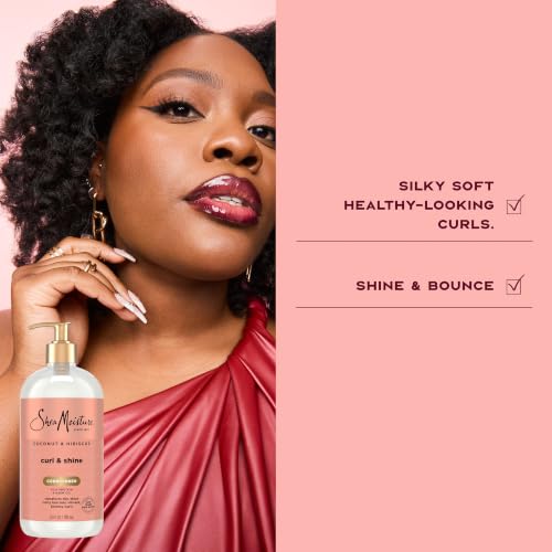 SheaMoisture Curl & Shine Shampoo Conditioner & Curl Enhancing Smoothie - 51.2 Fl Oz