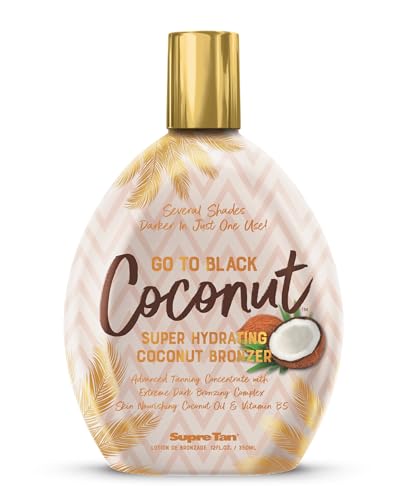 Deep Dark Coconut Tanning Lotion with Bronzing Technology - 12 fl oz