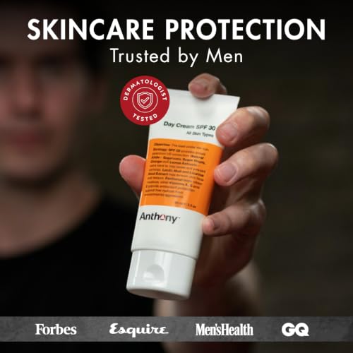 Men's SPF 30 Face Moisturizer with Vitamin E & Squalane - 3 Oz