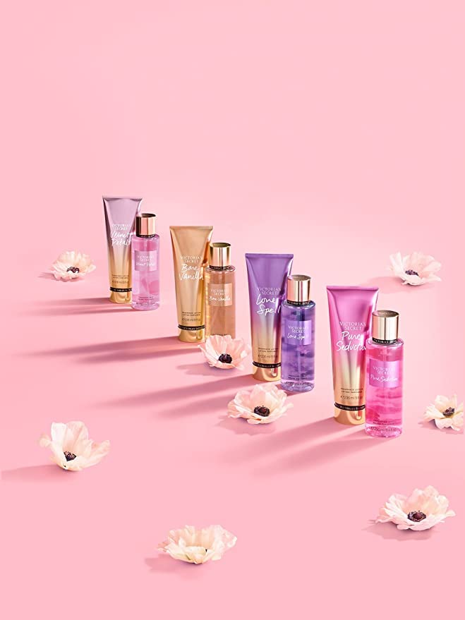 Victoria's Secret Love Spell Body Mist 3-Pack - Fruity Floral Fragrance