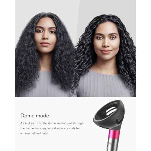 Wave+Curl Diffuser for Dyson Airwrap Styler, Upgraded Diffuser Nozzle Attachment for Dyson Airwrap HS01 HS05 HS08 for Wavy Curly or Coily Hair Type