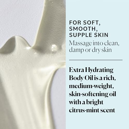 Sky Organics Organic Extra Hydrating Body Oil, Nourishing Organic Skin Care with Borage, Acai & Sweet Almond Oil, Nourishing Hydration for Softer, Smoother, Refreshing Orange & Spearmint Scent,