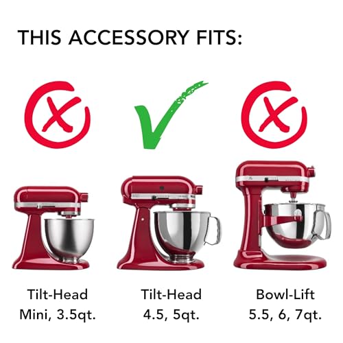 KitchenAid 5 Quart Ceramic Mixing Bowl - Fits 4.5 & 5 Qt Tilt-Head Stand Mixers