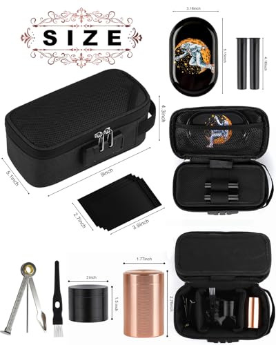 Large Waterproof Smell Proof Storage Pouch with Combination Lock - Travel & Home Organizer