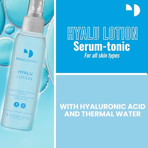 Hyalu Lotion - Hydrating Serum-Tonic with Hyaluronic Acid, Thermal Water & Skin Barrier Repair ? Moisturizing Lotion for Dry Skin, Anti-Aging, Skin Firming (130 ml / 4.4 Fl Oz)