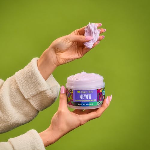 Tree Hut Meyow Skincare Duo | Exfoliating Sugar Scrub & Whipped Body Butter | Nourish, Soften & Hydrate with Fruity Blackberry Fall Fragrance | 2-Piece Bundle