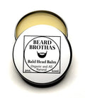 Beard Brothas Bald Head Balm Moisturizer - Fragrance-Free, 2 oz