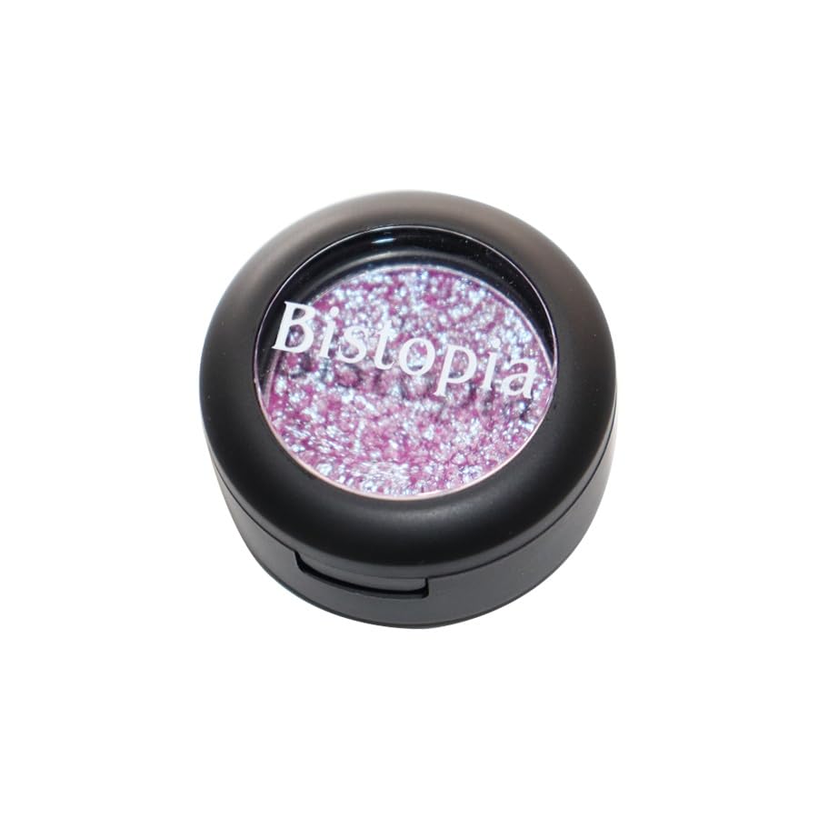 Bistopia Glitter Eyeshadow Collection, 14 Shades, Shimmer Pressed Powder, Metallic and Iridescent Colors (Solar Delirium)