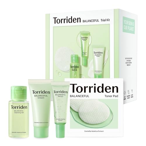 Travel Skincare Set - Cica, Serum, Cleanser & Moisturizer, 4-Piece Kit