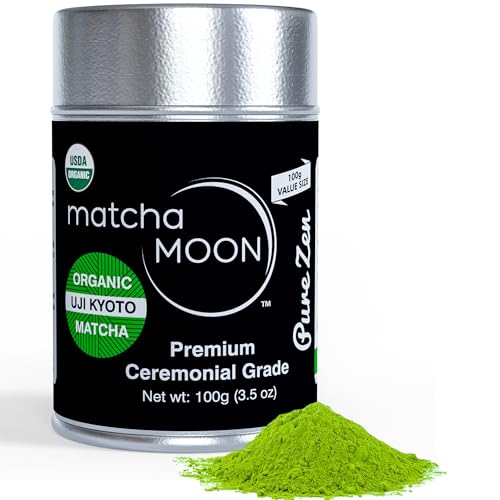 3.52 Ounce Matcha Powder - Premium USDA Organic Ceremonial Green Tea from Uji Kyoto