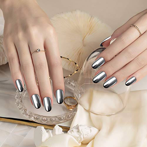 Multicolor Chrome Nail Powder Set - 36 Jars Metallic Mirror & Holographic Effect