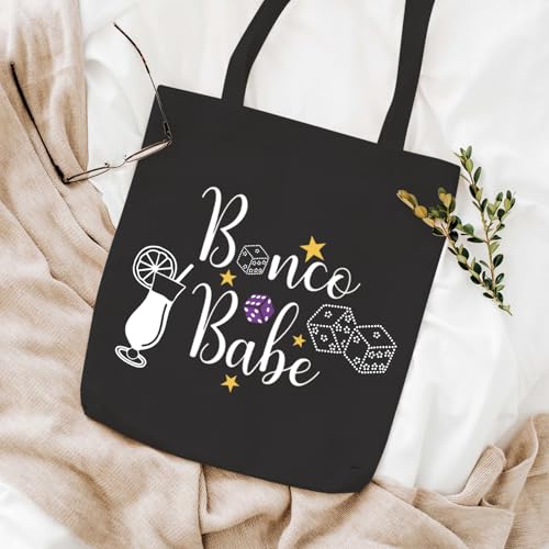 WCGXKO Game Night Cosmetic Bag Game Gambling Lover Zipper Pouch Makeup Bag (Bu Babe tote)