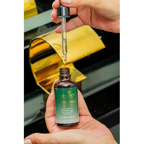 Maria Aires Facial Feast Vitamin C - Brightens & smooths with 20% Vitamin C, Retinol, Niacinamide & HA. Evens skin tone, reduces signs of aging. A feast for your face