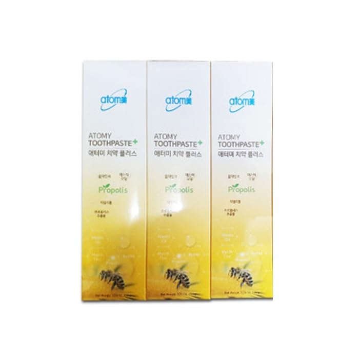 Propolis Bees Dental Toothpaste - Korean Oral Care System, 7.05 Oz x 3
