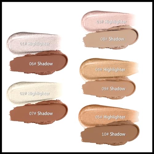 Magnetic Makeup Palette Empty Set, With Mirror and Adhesive Magnetic Stickers Eyeshadow Palette, for Custom Eyeshadow Blush Powder Storage Organization By Professional Artists Home Users