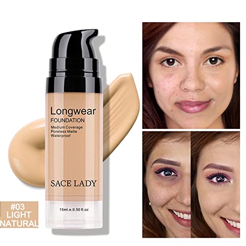 SACE LADY 2-Pack Face Makeup Set with Foundation & Oil Control Powder