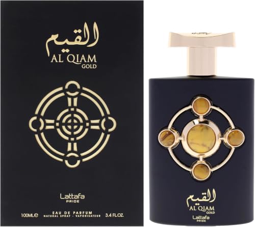 Unisex Eau de Parfum Spray - Al Qiam Gold by Lattafa Perfumes 3.4oz
