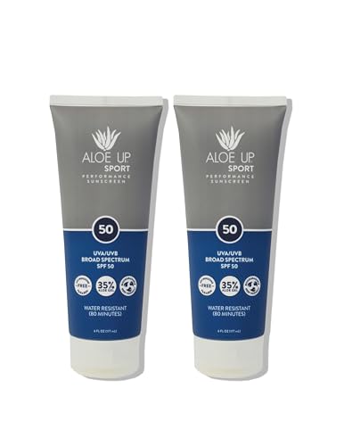 SPF 50 Water-Resistant Sunscreen Lotion with Aloe Vera - 6 oz