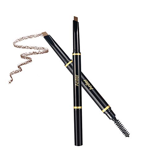 Eyebrow Pencil Gray Waterproof Smooth Natural Cruelty Free (Gray #5)
