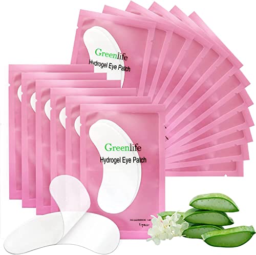 200 Pairs GreenLife Natural Eyelash Extension Under Eye Gel Pads Pack of 200