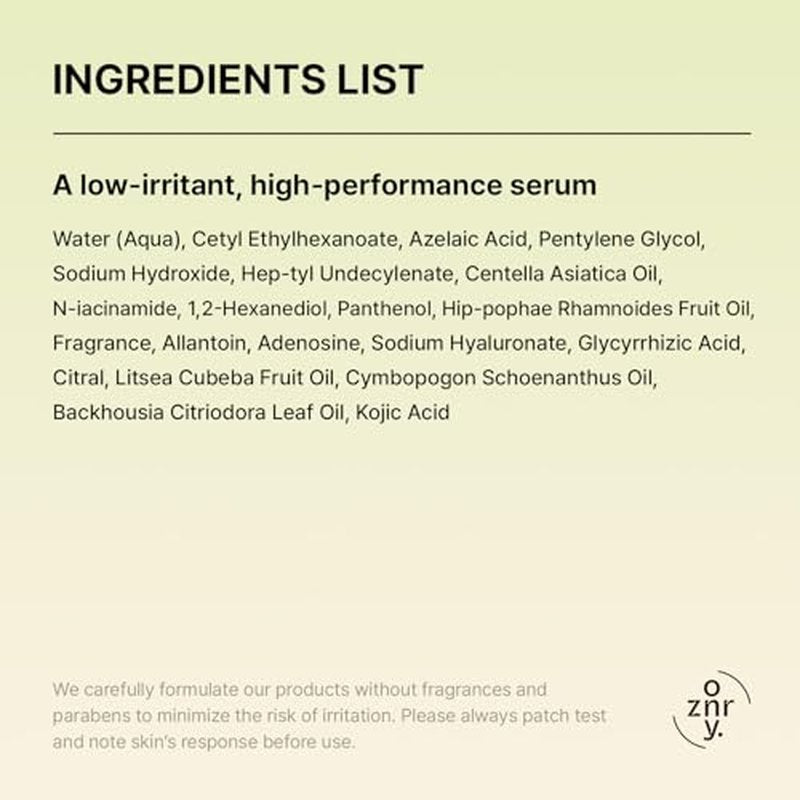 Azelaic Micro Oil Blender 37 Serum with 12% Azelaic Acid, 3% Centella Oil & Kojic Acid for Redness and Troubled Sensitive skin¤ÓA low-irritant & Soothing Korean Skincare ? 1.01 fl oz / 30ml