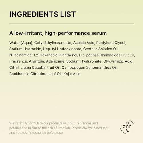 Azelaic Micro Oil Blender 37 Serum with 12% Azelaic Acid, 3% Centella Oil & Kojic Acid for Redness and Troubled Sensitive skin¤ÓA low-irritant & Soothing Korean Skincare ? 1.01 fl oz / 30ml