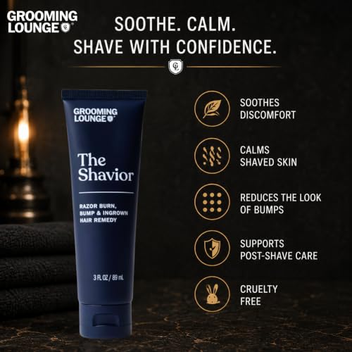 Grooming Lounge The Shavior Post Shave Remedy 3 Oz - Razor Bump & Ingrown Hair Treatment