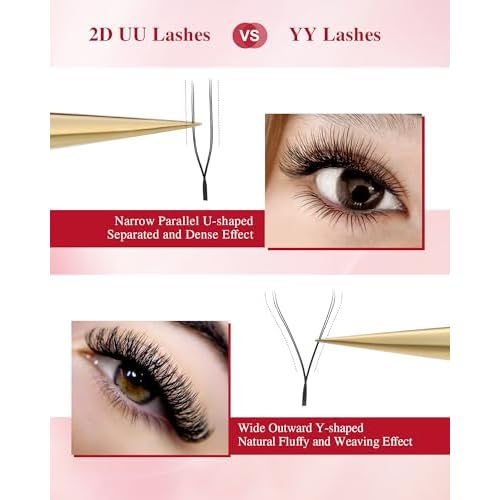DIY Lash Clusters Natural Wispy: 280Pcs, 30D+40D, Wendy, Ultra-light, Natural, Wispy, Waterproof, Cat Eye, D Curl, 12-16mm Mixed, RR126