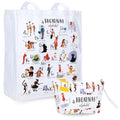 Musical Theater Tote and Cosmetic Bag Set - Broadway Gift - 26 Designs