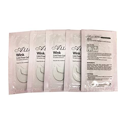 Alluring Eyelash Extensions Wink Collagen Anti-wrinkle Eye Pads Patches (Wink Me) QTY 25 pairs