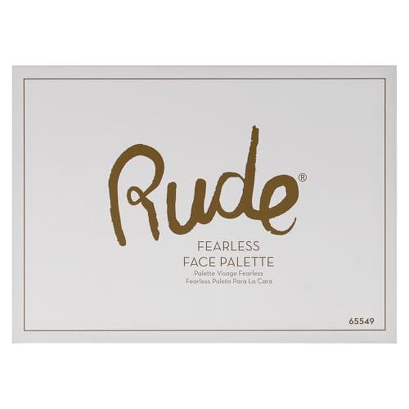 Face Palette - Fearless by Rude Cosmetics for Women - 0.634 oz Makeup