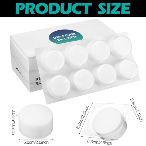 72 Pcs Disposable Foam Ink Rinse Cups for Tattoo Needles - Heigble
