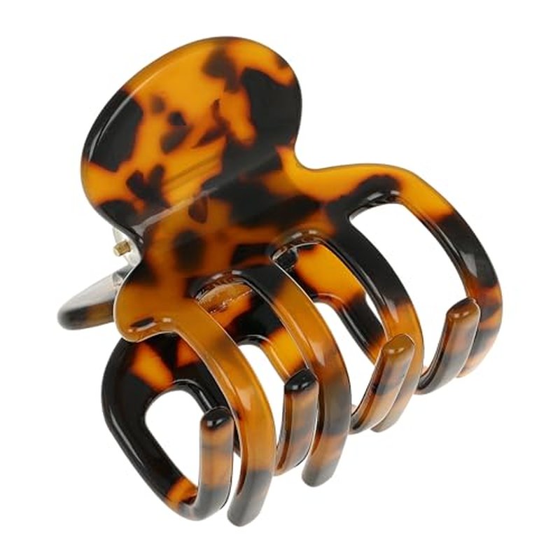 L. Erickson Go-Go Claw, Tokyo - Black | White - 1 Count (Pack of 1) - Women's Unisex Modern Animal Print Claw Clip